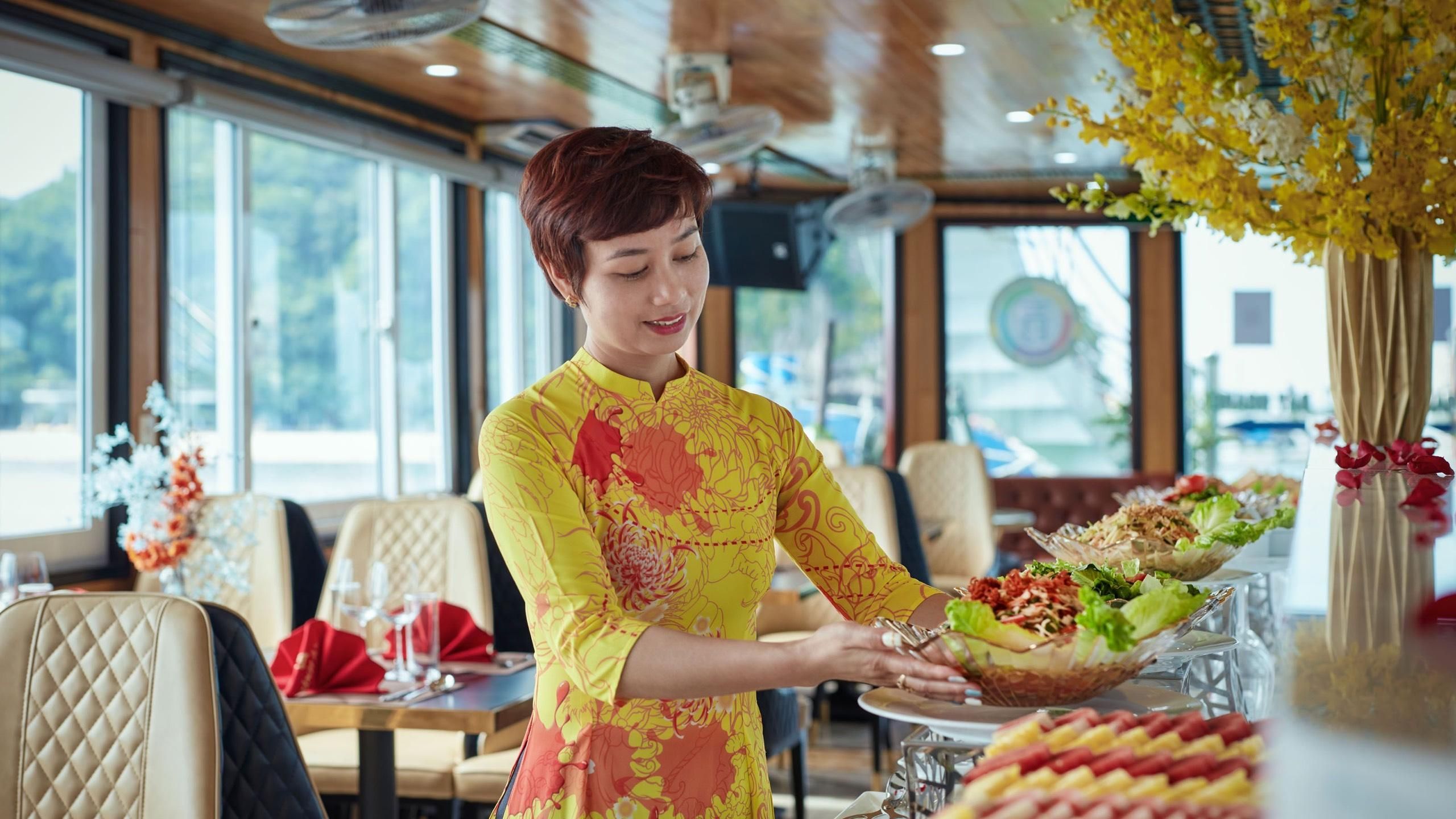 Cozy Bay Premium Cruise Day tour in Halong Bay, Vietnam