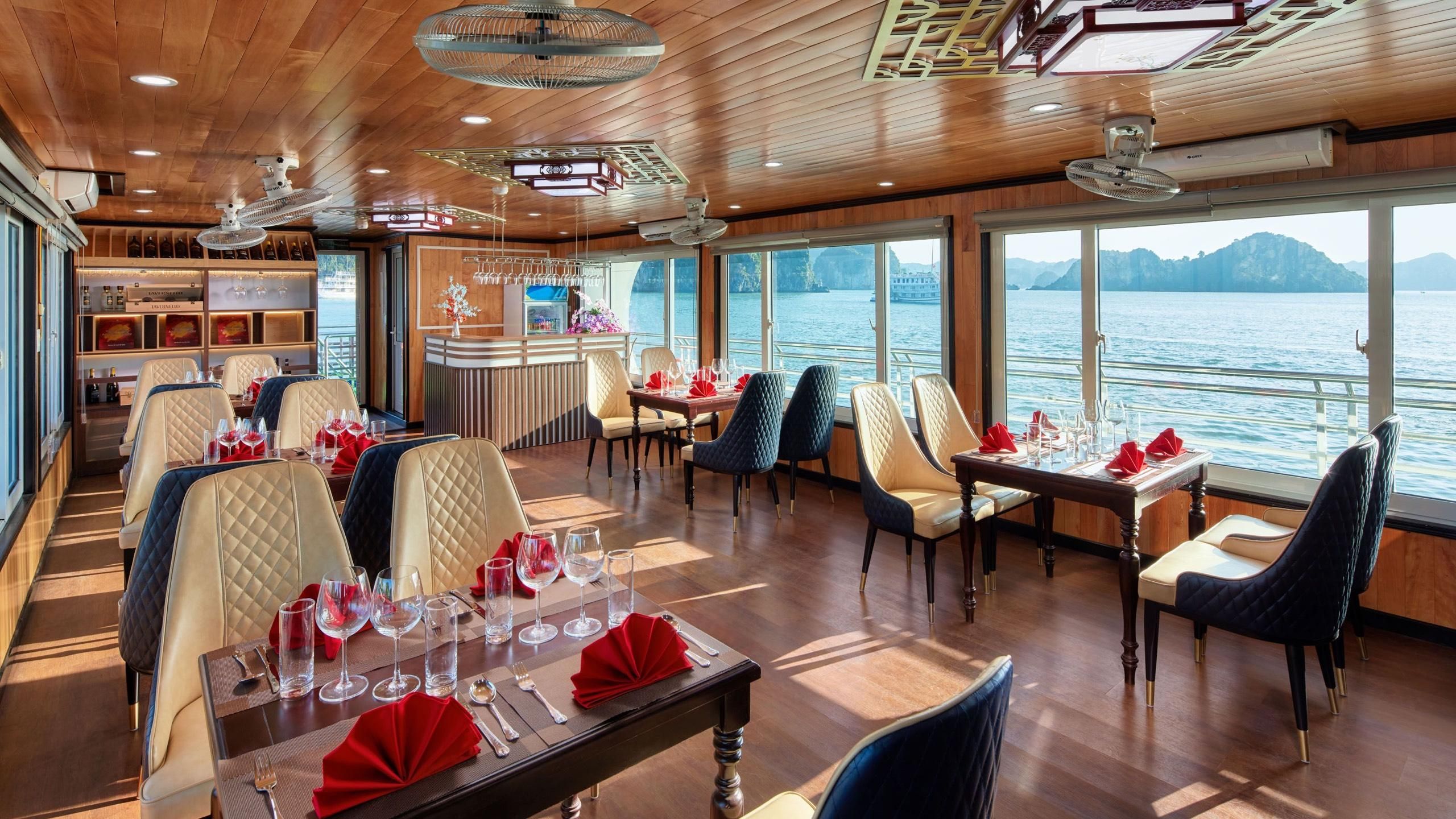 Cozy Bay Premium Cruise Day tour in Halong Bay, Vietnam