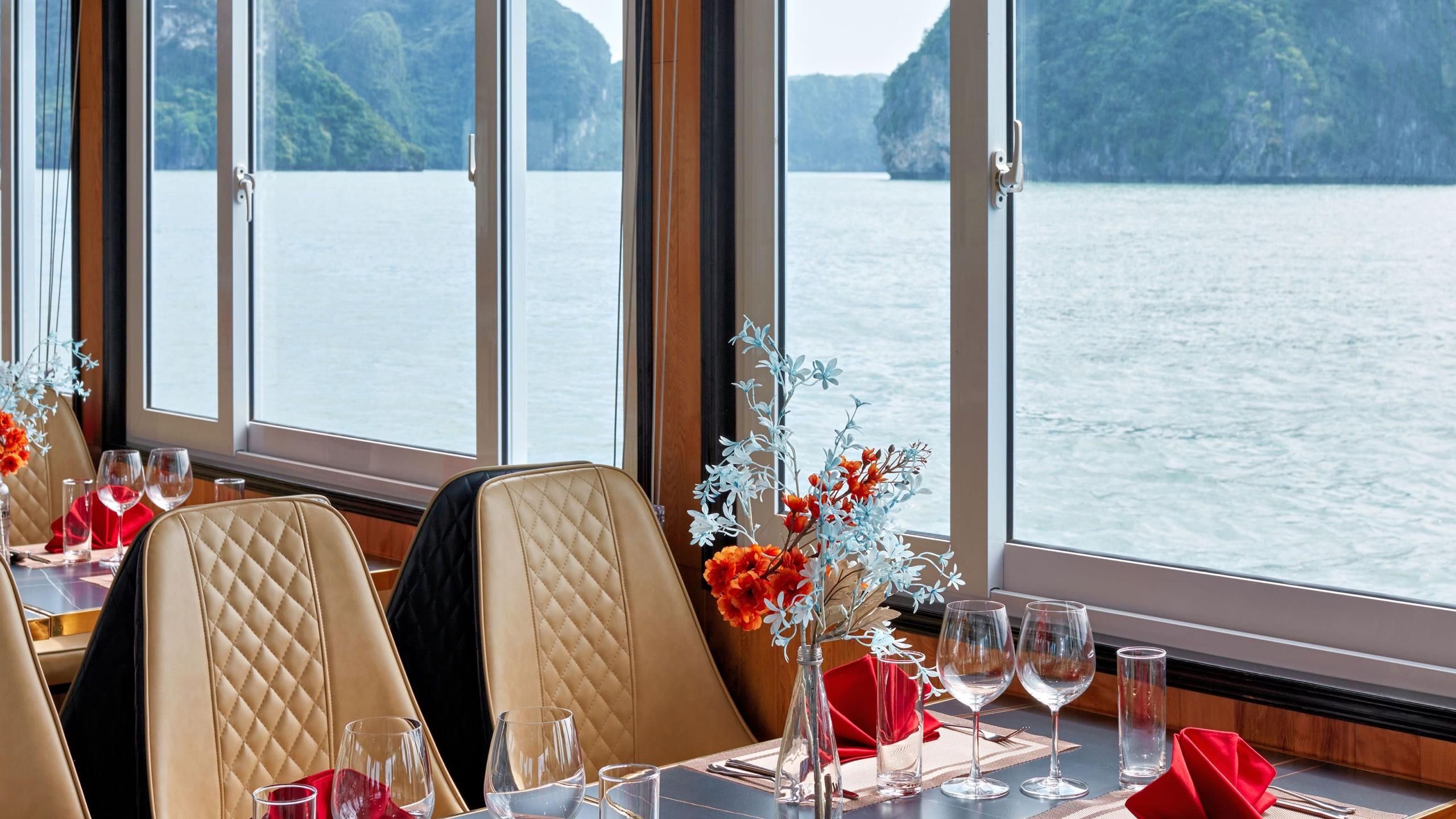 Cozy Bay Premium Cruise Day tour in Halong Bay, Vietnam