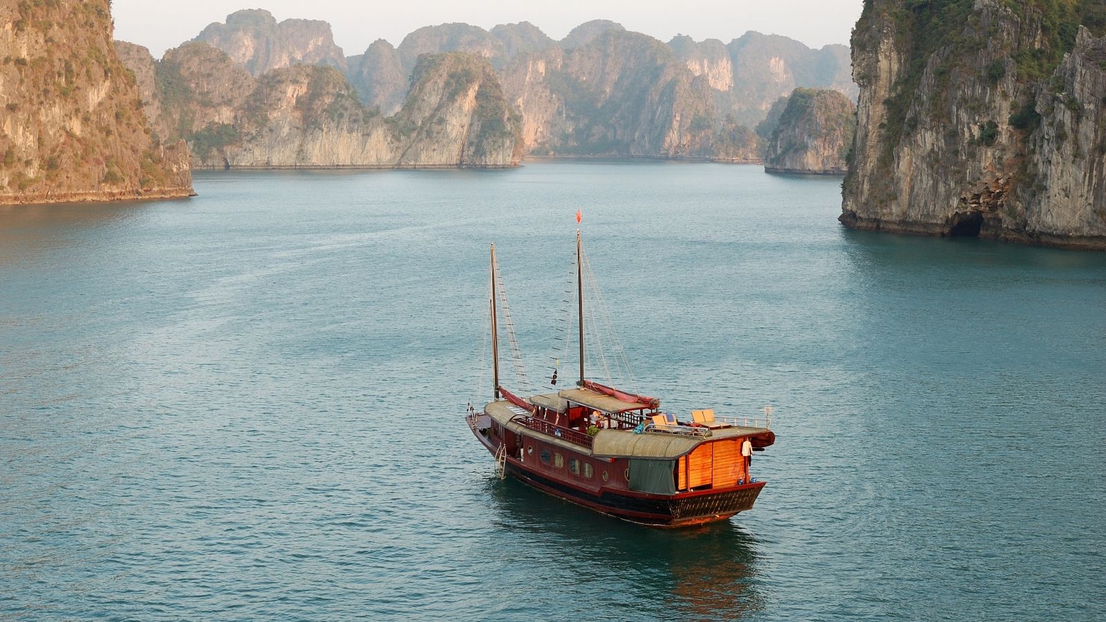 Halong Bay Vietnam from above