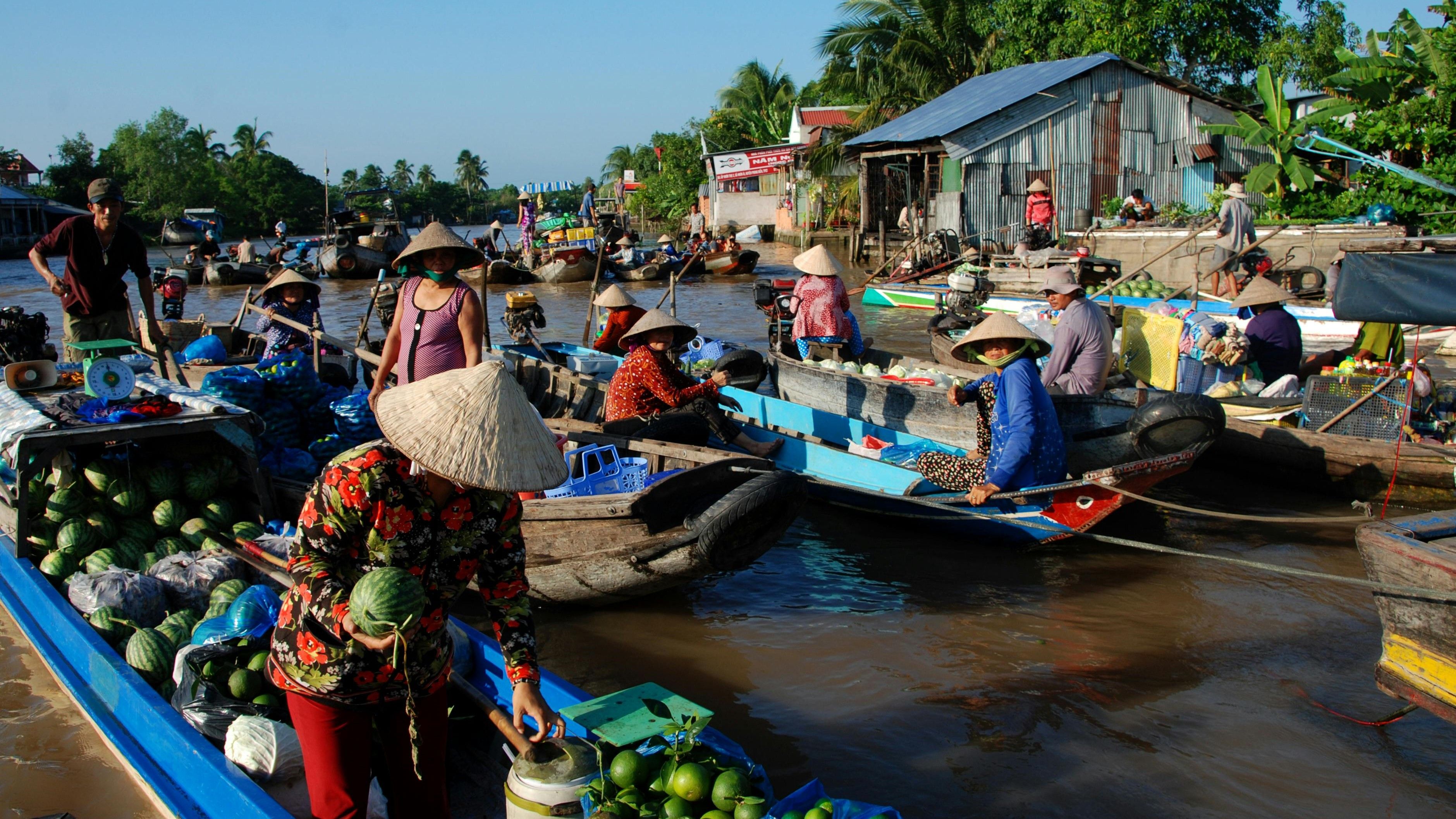 Floating Village in the South