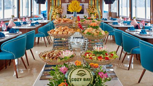 Cozy Bay Premium Cruise Day tour in Halong Bay, Vietnam