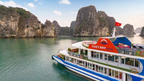 Cozy Bay Premium Cruise Day tour in Halong Bay, Vietnam